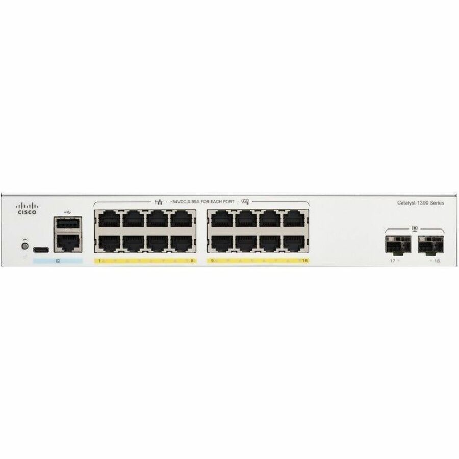 Cisco Catalyst C1300-16P-2G Ethernet Switch