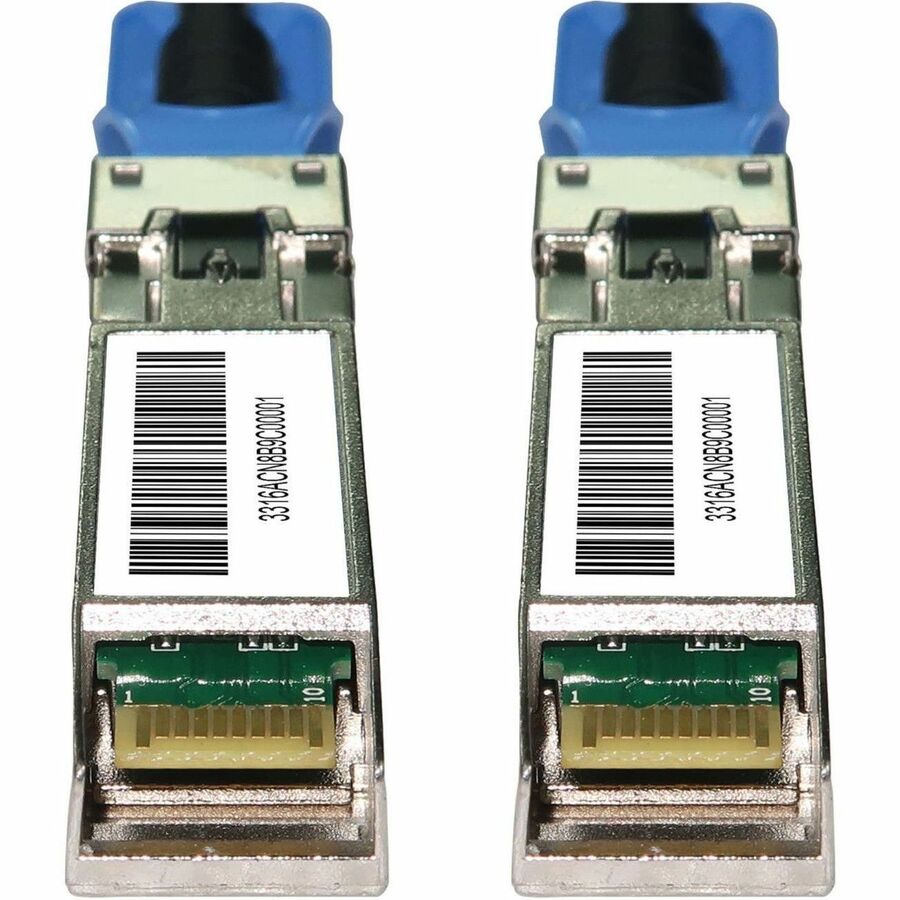 Eaton Tripp Lite Series SFP28 to SFP28 25GbE Passive Twinax Copper Cable (M/M), SFP-H25G-CU2M Compatible, Black, 2 m (6.6 ft.) — N280-02M-28-BK