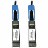 Eaton Tripp Lite Series SFP28 to SFP28 25GbE Passive Twinax Copper Cable (M/M), SFP-H25G-CU2M Compatible, Black, 2 m (6.6 ft.) — N280-02M-28-BK
