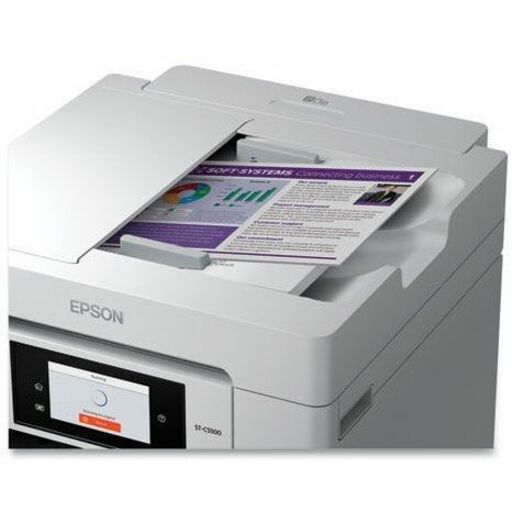 Epson WorkForce Pro ST-C5500 Wired & Wireless Inkjet Multifunction Printer - Color - Outgoing Fax Only — C11CJ28202