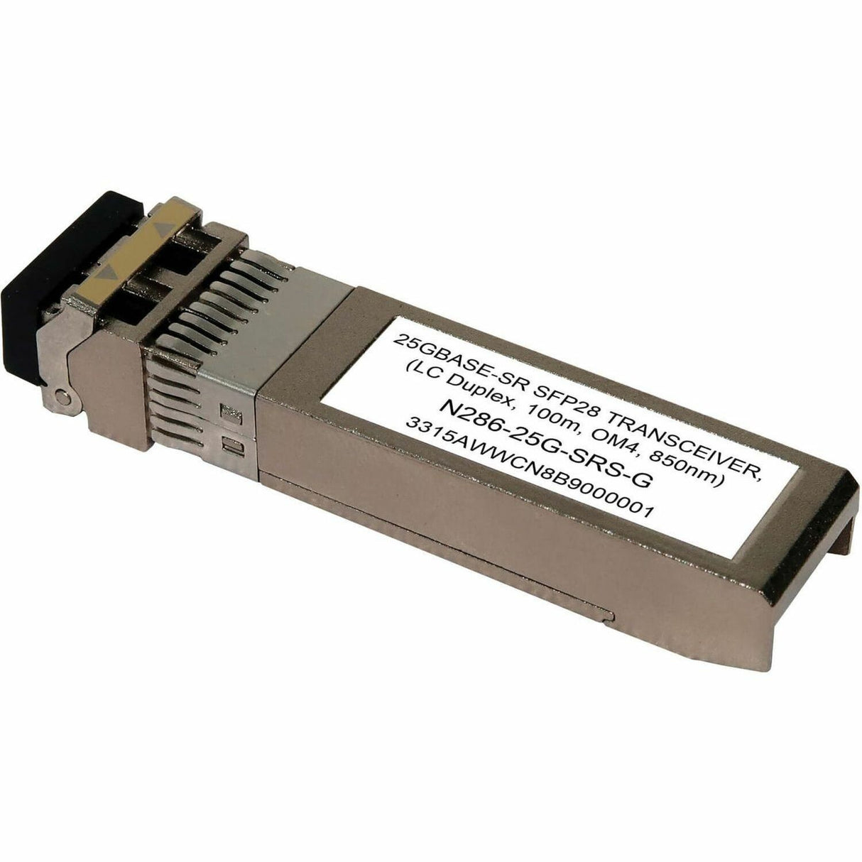 Eaton Tripp Lite Series SFP28 Transceiver - 25GBase-SR, LC Duplex MMF, 25 Gbps, 850 nm, 100 m (328 ft.) — N286-25G-SRS-G