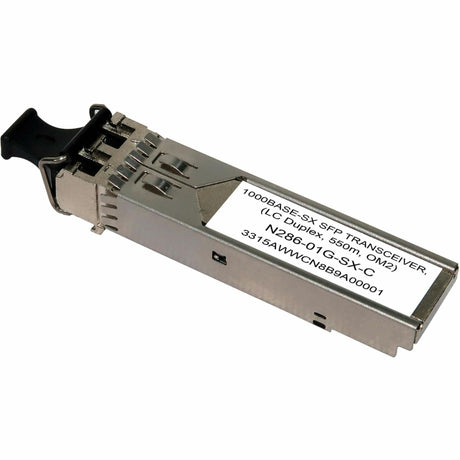Eaton Tripp Lite Series Cisco-Compatible GLC-SX-MMD SFP Transceiver - 1000Base-SX, LC Duplex MMF, 1.25 Gbps, 850 nm, 550 m (1804 ft.) — N286-01G-SX-C