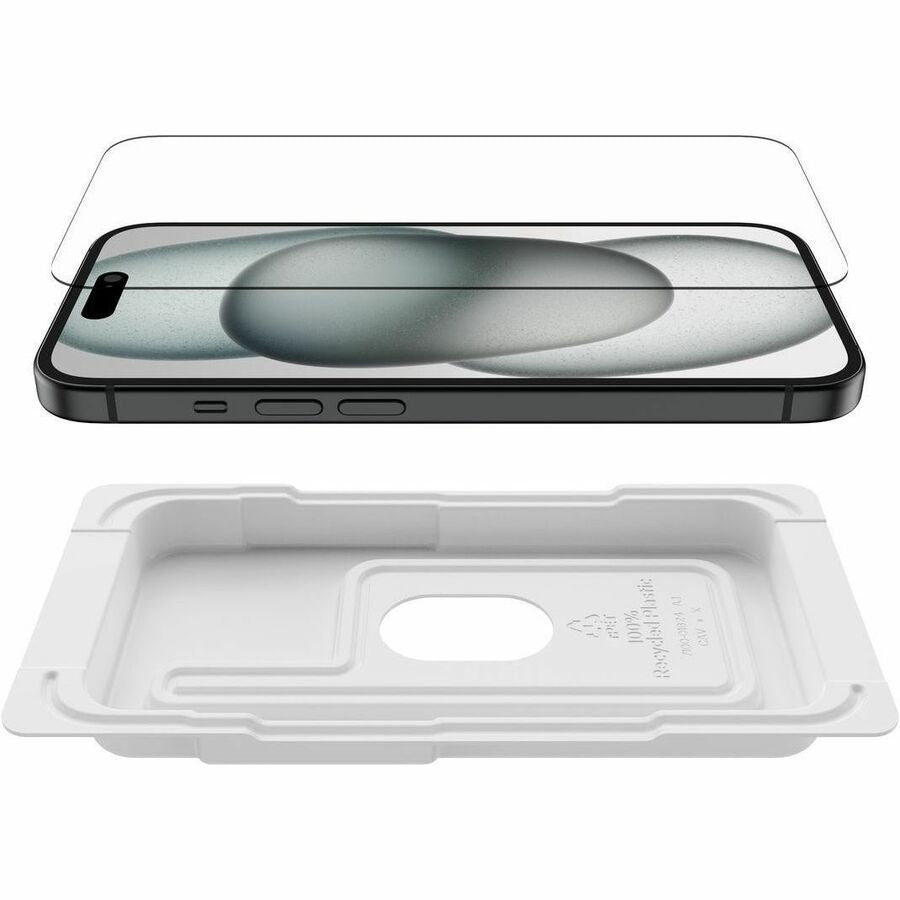 Belkin ScreenForce UltraGlass 2 Treated Screen Protector for iPhone 15 — OVA131ZZ