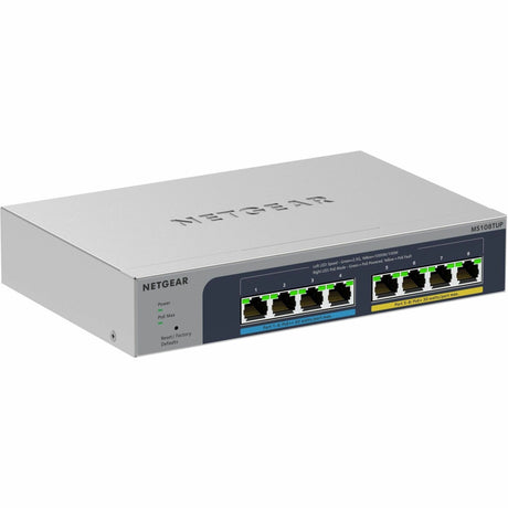 Netgear 8-port Ultra60 PoE++ Multi-Gigabit (2.5G) Ethernet Smart Switch — MS108TUP-100NAS