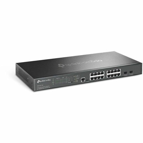 TP-Link Omada 16-Port 2.5G and 2-Port 10GE SFP+ L2+ Managed Switch with 8 Port PoE+ — SG3218XP-M2
