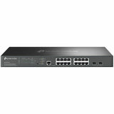 TP-Link Omada 16-Port 2.5G and 2-Port 10GE SFP+ L2+ Managed Switch with 8 Port PoE+ — SG3218XP-M2