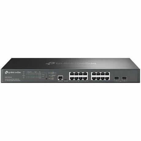TP-Link Omada 16-Port 2.5G and 2-Port 10GE SFP+ L2+ Managed Switch with 8 Port PoE+ — SG3218XP-M2