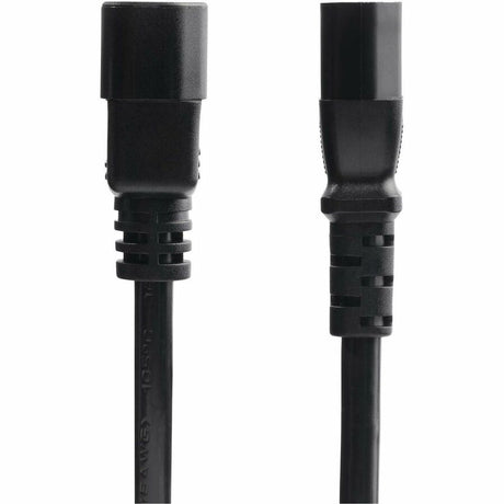 StarTech.com 1ft (0.3m) Power Extension Cord, IEC 60320 C14 to C13 PDU Power Cord, 10A 250V, 18AWG, UL Listed Components — 8713-8100-POWER-CORD