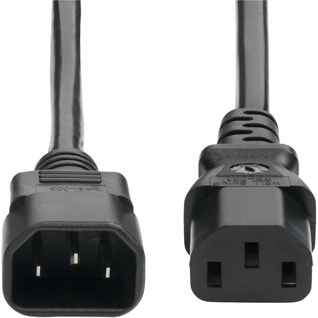StarTech.com 1ft (0.3m) Power Extension Cord, IEC 60320 C14 to C13 PDU Power Cord, 10A 250V, 18AWG, UL Listed Components — 8713-8100-POWER-CORD