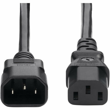 StarTech.com 2ft (60cm) Power Extension Cord, IEC 60320 C14 to C13 PDU Power Cord, 10A 250V, 18AWG, UL Listed Components — 8713-8200-POWER-CORD