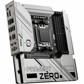 MSI B650M PROJECT ZERO Gaming Desktop Motherboard - AMD B650 Chipset - Socket AM5 - Micro ATX — B650MPZERO