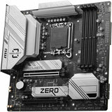 MSI B760M PROJECT ZERO Desktop Motherboard - Intel B760 Chipset - Socket LGA-1700 - Micro ATX — B760MPZERO