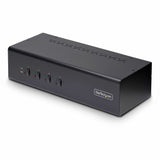 StarTech.com 4-Port Dual-Monitor DisplayPort KVM Switch, 4K 60 Hz, 2x USB 5Gbps Ports, Hotkey/Push-Button Switching, TAA Compliant — P4DD46A2-KVM-SWITCH