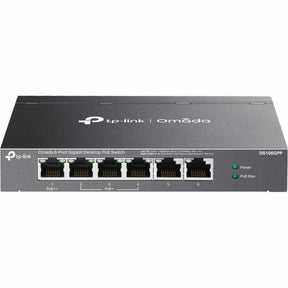 TP-Link Omada 6-Port Gigabit Desktop Switch with 3-Port PoE+ and 1-Port PoE++ — DS106GPP