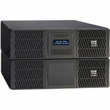 Eaton Tripp Lite Series SmartOnline 6000VA 5400W 120/208V Online Double-Conversion UPS with Stepdown Transformer and Maintenance Bypass - 5-20R/L6-20R/L6-30R Outlets, L6-30P Input, Network Card Included, Extended Run, 6U Battery Backup — SU6000RTFMB
