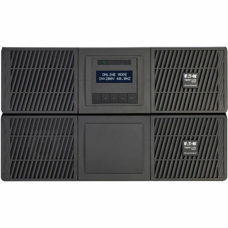 Eaton Tripp Lite Series SmartOnline 6000VA 5400W 120/208V Online Double-Conversion UPS with Stepdown Transformer and Maintenance Bypass - 5-20R/L6-20R/L6-30R Outlets, L6-30P Input, Network Card Included, Extended Run, 6U Battery Backup — SU6000RTFMB