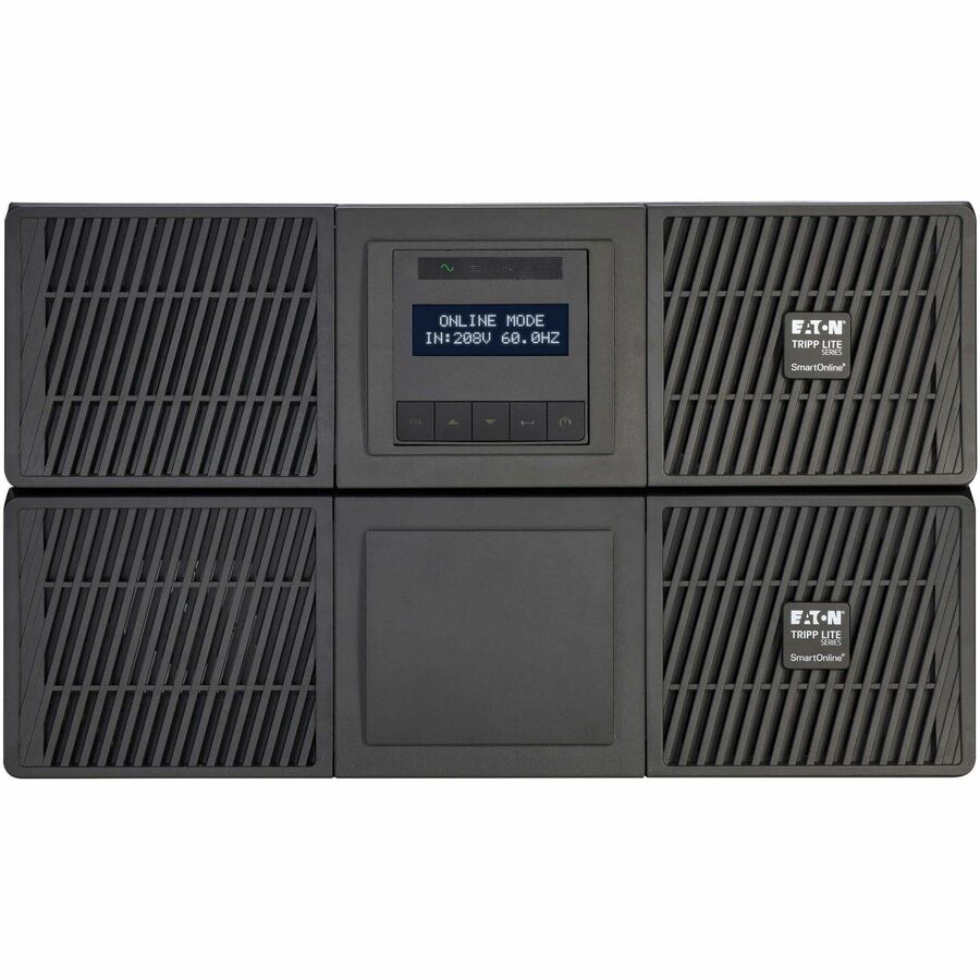 Eaton Tripp Lite Series SmartOnline 6000VA 5400W 120/208V Online Double-Conversion UPS with Stepdown Transformer - 18 5-20R, 2 L6-20R and 1 L6-30R Outlets, L6-30P Input, Network Card Included, Extended Run, 6U Battery Backup — SU6000RTF