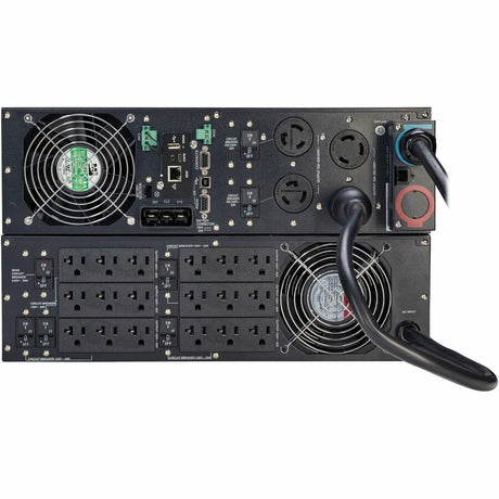 Eaton Tripp Lite Series SmartOnline 5000VA 4500W 120/208V Online Double-Conversion UPS with Stepdown Transformer - 18 5-20R, 2 L6-20R and 1 L6-30R Outlets, L6-30P Input, Network Card Included, Extended Run, 6U Battery Backup — SU5000RTF