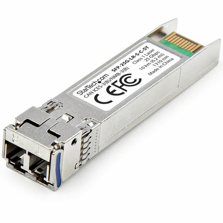 StarTech.com Cisco SFP-25G-LR-S Compatible SFP28 Module, 25 GB Single Mode Fiber (SMF), 25GBASE-LR LC Transceiver, 10km (6.2mi), DDM/DOM — SFP-25G-LR-S-C-ST