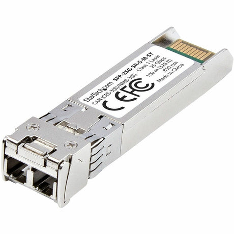 StarTech.com MSA-Compliant SFP-25G-SR-S SFP28 Module, 25 GB Multimode Fiber (MMF), 25GBASE-SR LC Transceiver, 850nm, 100m (328ft), DDM/DOM — SFP-25G-SR-S-M-ST