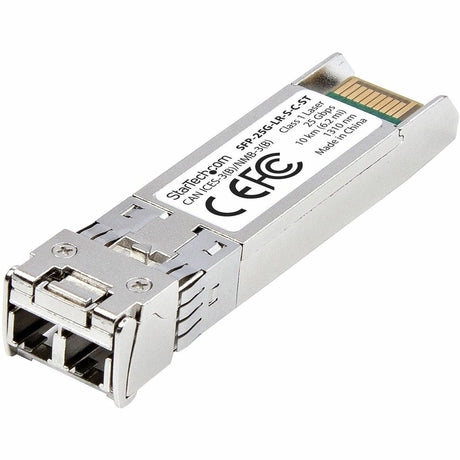 StarTech.com Cisco SFP-25G-SR-S Compatible SFP28 Module, 25 GB Multimode Fiber (MMF), 25GBASE-SR LC Transceiver, 100m (328ft), DDM/DOM — SFP-25G-SR-S-C-ST