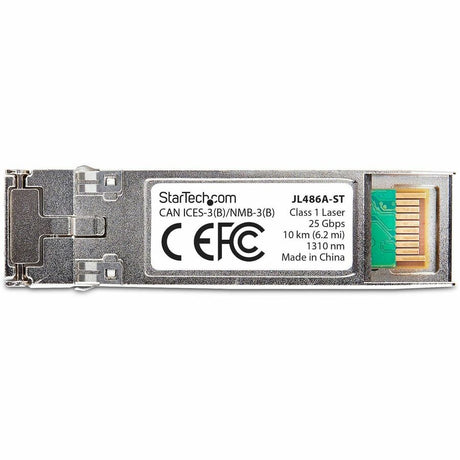 StarTech.com HPE JL486A Compatible SFP28 Module, 25GBase-LR, 25 GB Single Mode Fiber (SMF), LC Transceiver, 10km (6.2mi), DDM/DOM — JL486A-ST