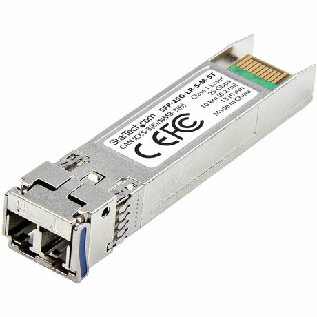 StarTech.com MSA-Compliant SFP-25G-LR-S SFP28 Module, 25 GB Single Mode Fiber (SMF), 25GBASE-LR LC Transceiver, 1310nm, 10km (6.2mi), DDM — SFP-25G-LR-S-M-ST