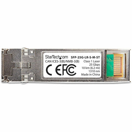 StarTech.com MSA-Compliant SFP-25G-LR-S SFP28 Module, 25 GB Single Mode Fiber (SMF), 25GBASE-LR LC Transceiver, 1310nm, 10km (6.2mi), DDM — SFP-25G-LR-S-M-ST