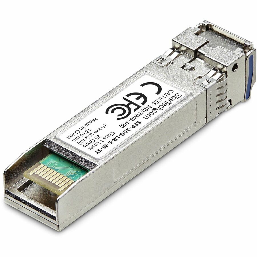 StarTech.com MSA-Compliant SFP-25G-LR-S SFP28 Module, 25 GB Single Mode Fiber (SMF), 25GBASE-LR LC Transceiver, 1310nm, 10km (6.2mi), DDM — SFP-25G-LR-S-M-ST