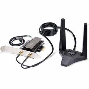StarTech.com Wi-Fi 6E PCIe Network Card, Bluetooth 5.3, Magnetic Antenna Base, Tri-Band 802.11ax, AX5400 Wi-Fi NIC, Windows/Linux — PAX2235-WIFI-6E-CARD