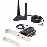 StarTech.com Wi-Fi 6E PCIe Network Card, Bluetooth 5.3, Magnetic Antenna Base, Tri-Band 802.11ax, AX5400 Wi-Fi NIC, Windows/Linux — PAX2235-WIFI-6E-CARD