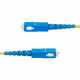 StarTech.com 30m (98.4ft) SC to SC (UPC) OS2 Single Mode Simplex Fiber Optic Cable, 9/125µm, 40G/100G, LSZH Fiber Patch Cord — SPSMSCSC-OS2-30M
