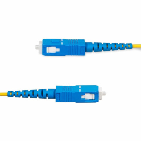StarTech.com 30m (98.4ft) SC to SC (UPC) OS2 Single Mode Simplex Fiber Optic Cable, 9/125µm, 40G/100G, LSZH Fiber Patch Cord — SPSMSCSC-OS2-30M