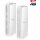 TRENDnet 14 dBi Wi-Fi 6 AX1200 Outdoor Directional PoE Access Point Bridge Kit, TEW-940APBO2K, Includes Two Preconfigured TEW-940APBO Access Points, 5 GHz Wi-Fi 6 Point-to-Point Bridge, White
