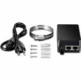 TRENDnet 14 dBi Wi-Fi 6 AX1200 Outdoor Directional PoE Access Point, TEW-940APBO, 5 GHz Wi-Fi 6 Point-to-Point Bridge, 1 x Gigabit PoE (in) Port, and 1 x Gigabit Port, 14 dBi Directional Antenna, White