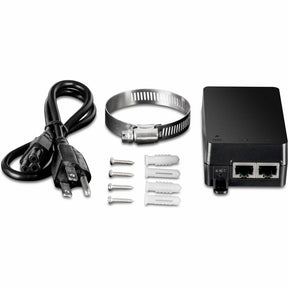 TRENDnet 14 dBi Wi-Fi 6 AX1200 Outdoor Directional PoE Access Point, TEW-940APBO, 5 GHz Wi-Fi 6 Point-to-Point Bridge, 1 x Gigabit PoE (in) Port, and 1 x Gigabit Port, 14 dBi Directional Antenna, White