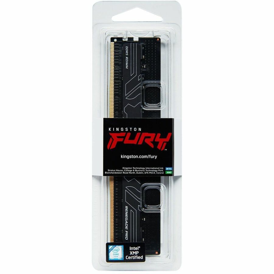 Kingston 32GB (1 x 32GB) DDR5 5600MT/s CL28 FURY Renegade Pro RDIMM Black EXPO — KF556R28RBE2-32