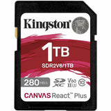 Kingston Canvas React Plus 1 TB Class 10/UHS-II (U3) V60 SDXC — SDR2V6/1TB