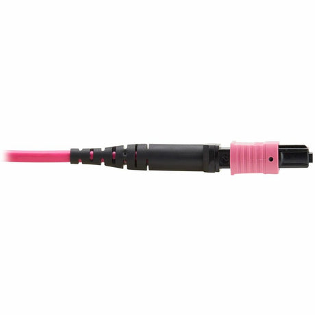 Eaton Tripp Lite Series 100G Multimode 50/125 OM4 Fiber Optic Cable (12F MTP/MPO-PC F/F), OFNP, Magenta, 5 m (16.4 ft.), TAA — N845B-05M-12MTA