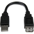 StarTech.com 6in USB 2.0 Extension Adapter Cable A to A - M/F — USBEXTAA6IN