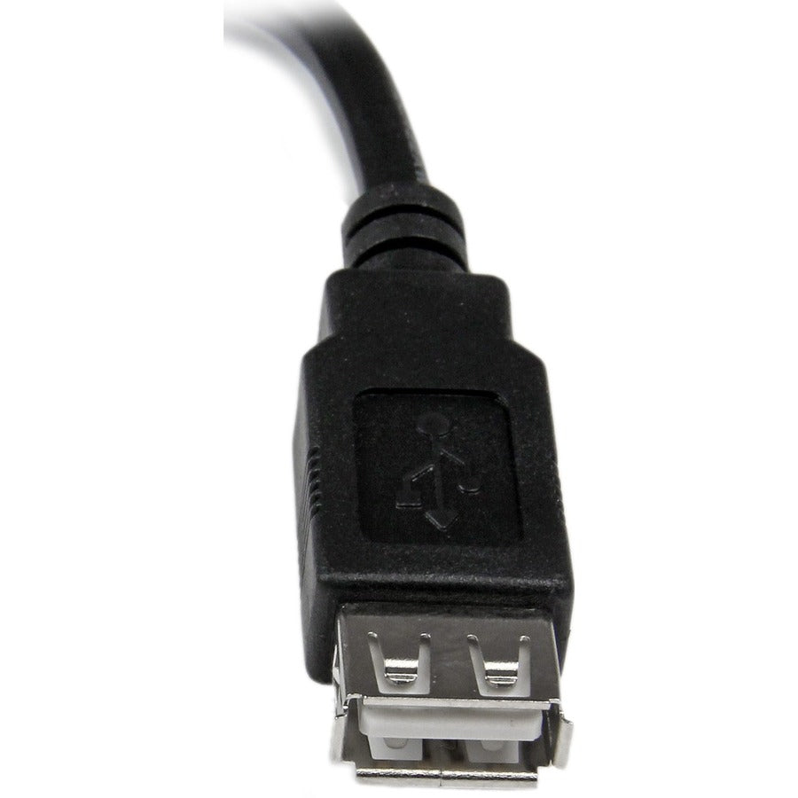 StarTech.com 6in USB 2.0 Extension Adapter Cable A to A - M/F — USBEXTAA6IN