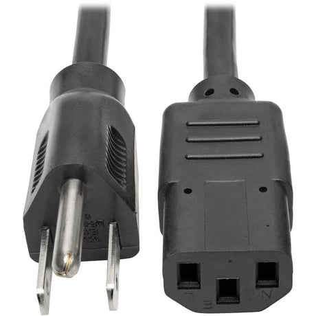 Eaton Tripp Lite Series Desktop Computer AC Power Cable, NEMA 5-15P to C13 - 10A, 125V, 18 AWG, 6 ft. (1.83 m), Black — P006-006