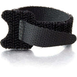 C2G 6in Hook and Loop Cable Management Wraps Multipack (12 pack) - Black Cable Wraps — 29858