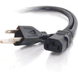 C2G 6ft Power Cord - 18 AWG - NEMA 5-15P to IEC320C13 - Computer Power — 03130