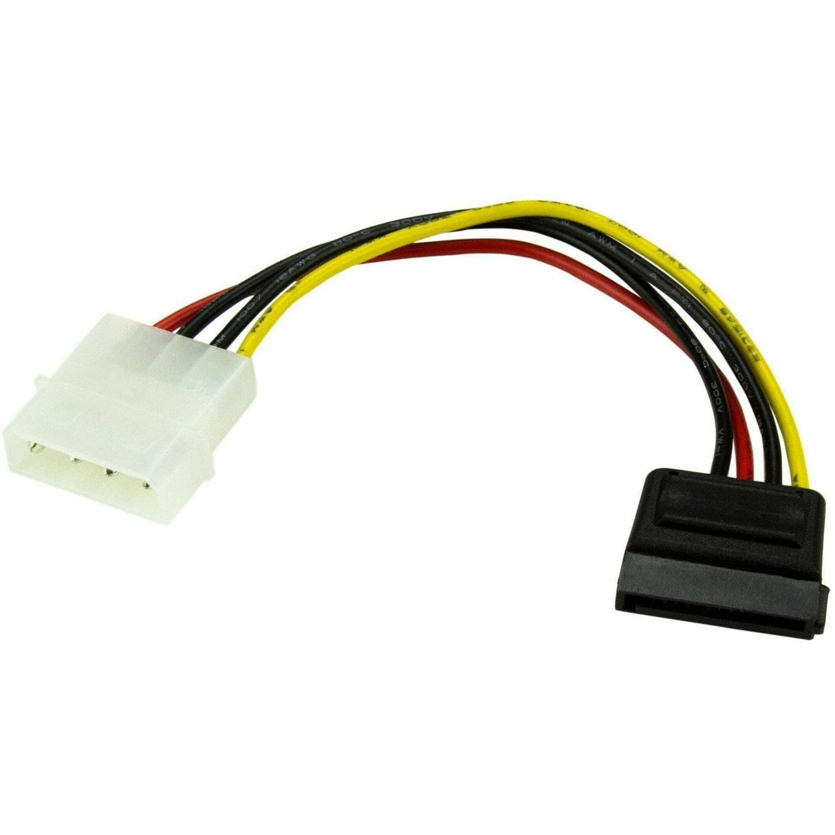 StarTech.com 6in 4 Pin LP4 to SATA Power Cable Adapter — SATAPOWADAP