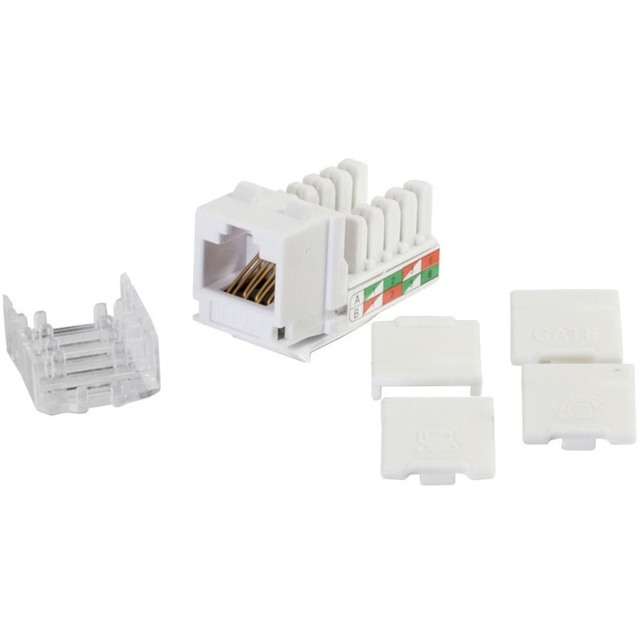 C2G Cat6 RJ45 UTP Keystone Jack - White — 29311