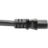 Eaton Tripp Lite Series C20 to C13 Power Cord for Computer - Heavy-Duty, 15A, 100-250V, 14 AWG, 7 ft. (2.13 m), Black — P032-007