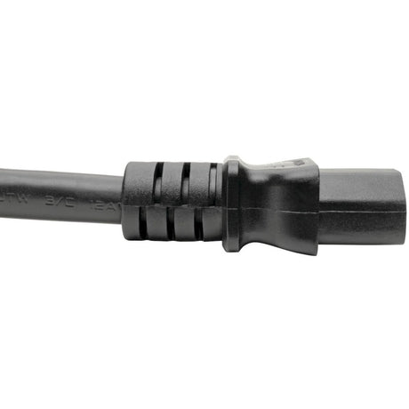 Eaton Tripp Lite Series C20 to C13 Power Cord for Computer - Heavy-Duty, 15A, 100-250V, 14 AWG, 7 ft. (2.13 m), Black — P032-007