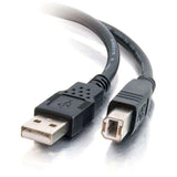 C2G 16.4ft USB A to USB B Cable - USB A to B Cable - USB 2.0 - Black - M/M — 28104