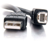 C2G 16.4ft USB A to USB B Cable - USB A to B Cable - USB 2.0 - Black - M/M — 28104